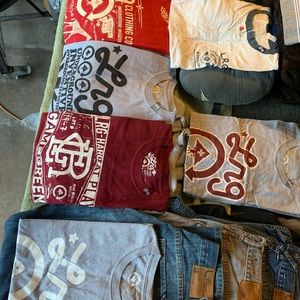 LRG SHITS AND PANTS small and medium sizes